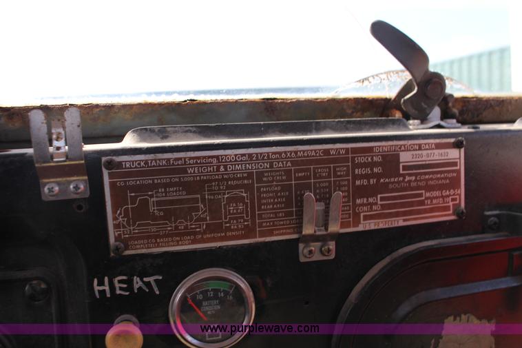 image for item F7630 1968 Jeep Kaiser flatbed truck