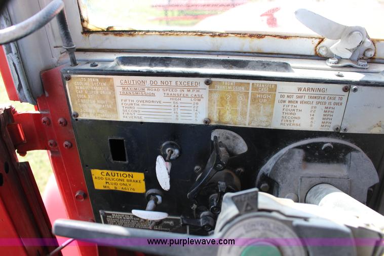 image for item F7630 1968 Jeep Kaiser flatbed truck