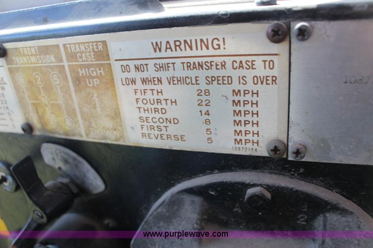 image for item F7630 1968 Jeep Kaiser flatbed truck