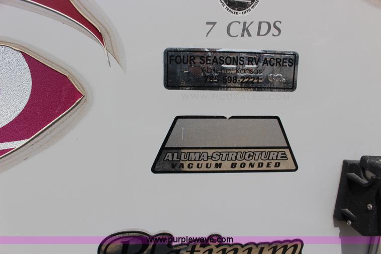 image for item F7633 2005 All American Sport fifth wheel toy hauler camper