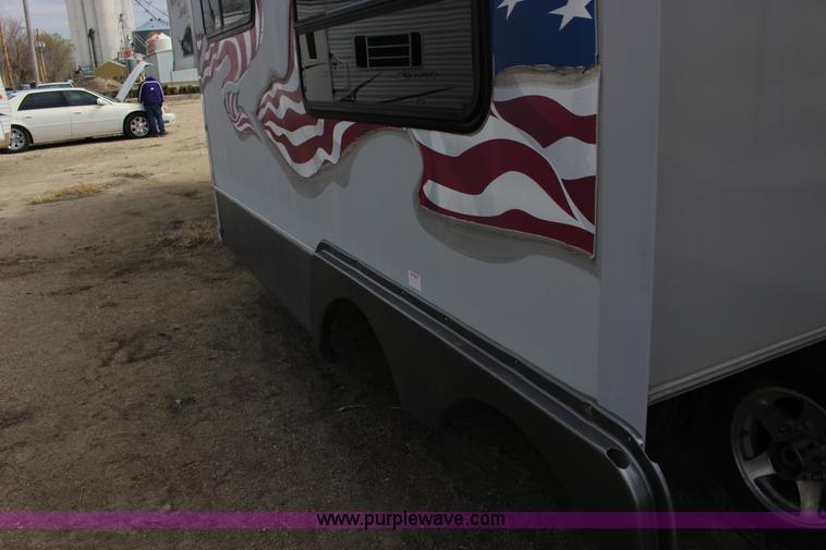 image for item F7633 2005 All American Sport fifth wheel toy hauler camper