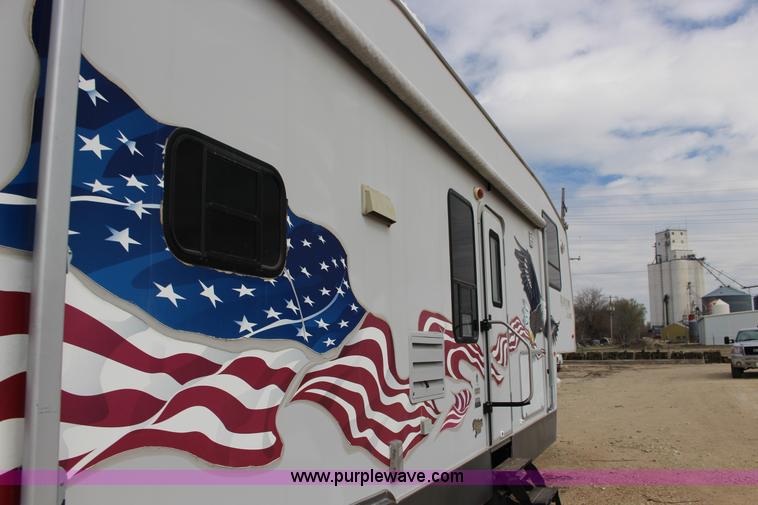 image for item F7633 2005 All American Sport fifth wheel toy hauler camper