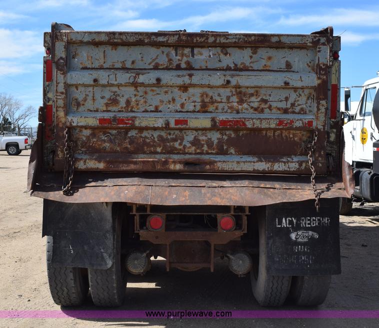 image for item K2428 1985 GMC Brigadier dump truck