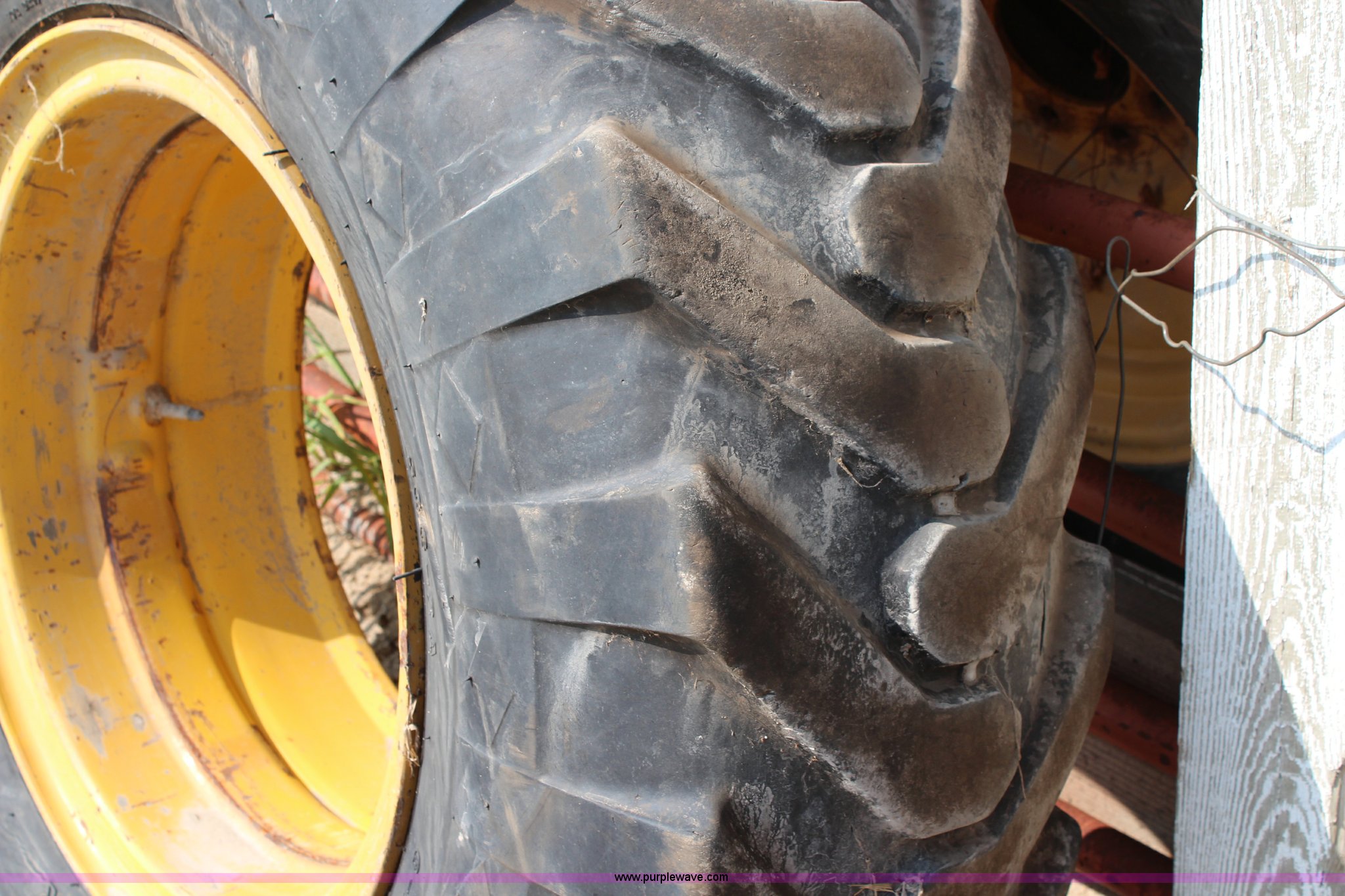 14.0024 motor grader tire and wheel in Atchison, KS Item BA9070 sold