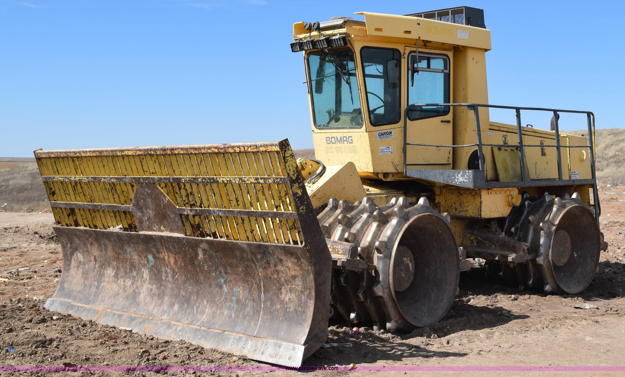 1994 Bomag BC601RB landfill compactor in Rush Center, KS Item K2427