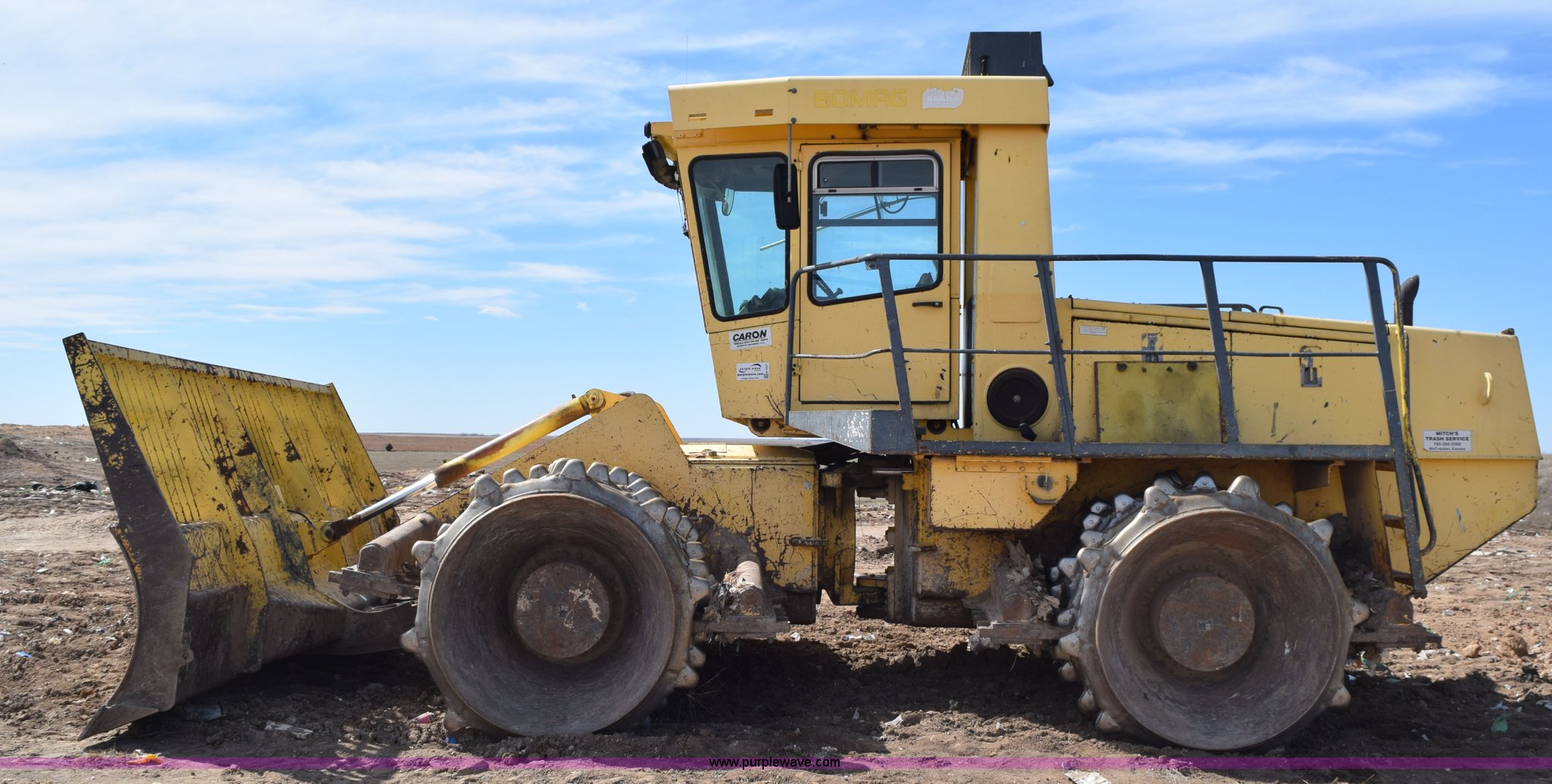 1994 Bomag BC601RB landfill compactor in Rush Center, KS Item K2427