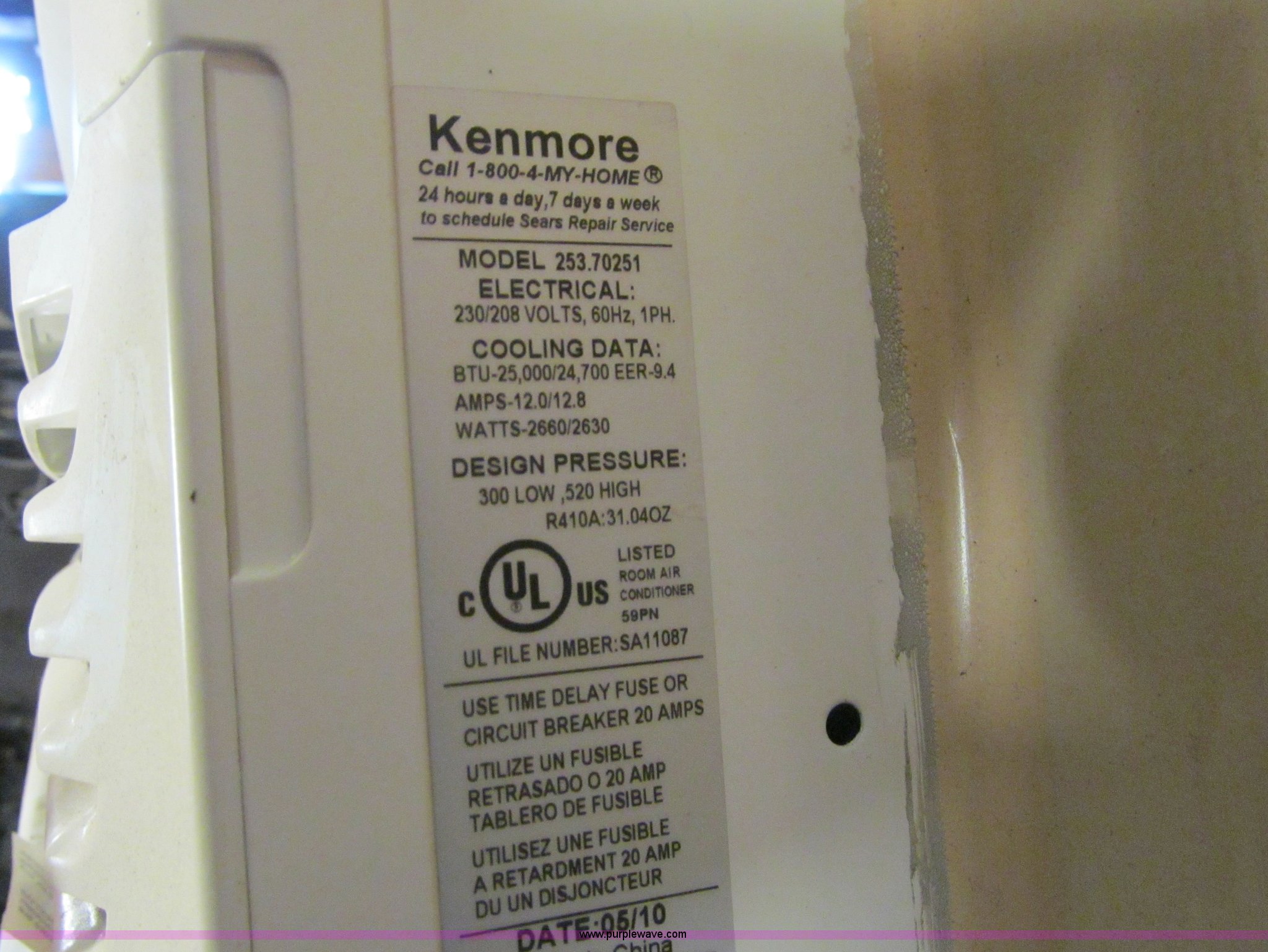 (2) Kenmore 25370251 air conditioners in Des Moines, IA Item K5554