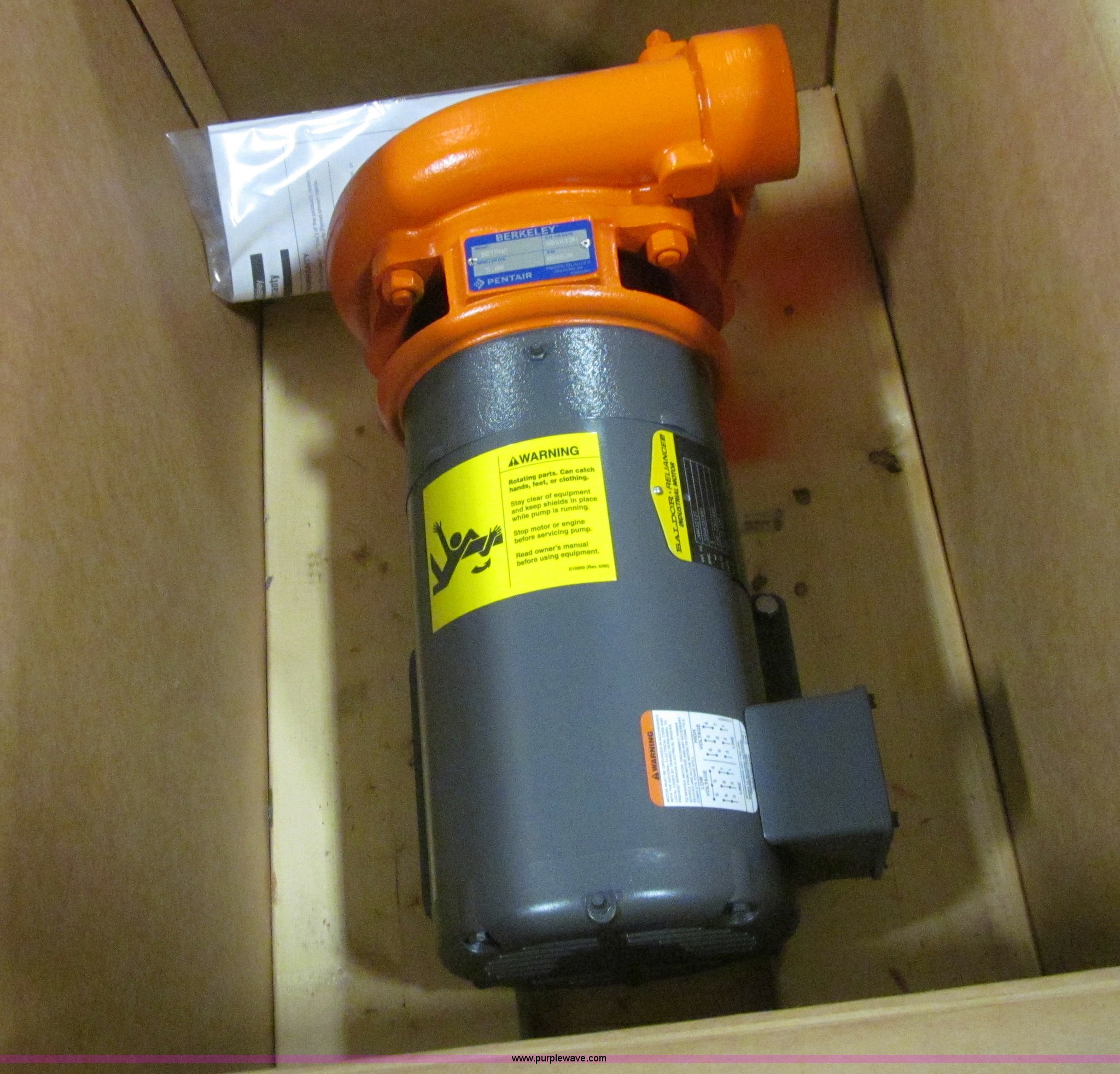 (2) Berkley B2TPMS centrifugal pumps in Des Moines, IA Item K5557 sold Purple Wave
