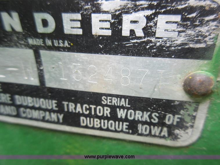 image for item AC9279 John Deere 1530 tractor