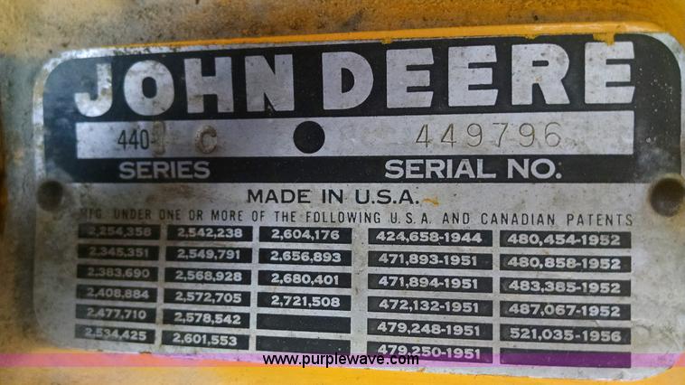 image for item AY9445 John Deere 440C dozer