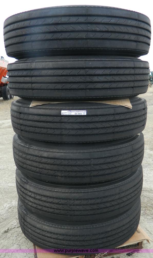 image for item BH9695 (6) 11R24.5 triangle tires
