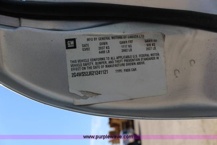 image for item F7668 2002 Buick Century Custom