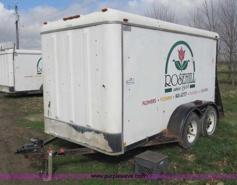 image for item F8456 1999 Blair enclosed trailer
