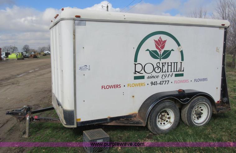 image for item F8456 1999 Blair enclosed trailer