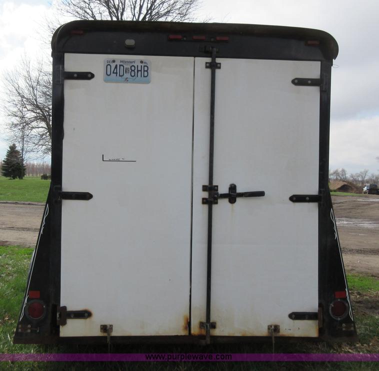 image for item F8456 1999 Blair enclosed trailer