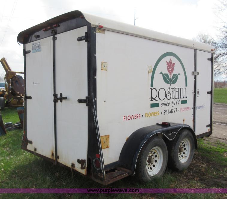 image for item F8456 1999 Blair enclosed trailer