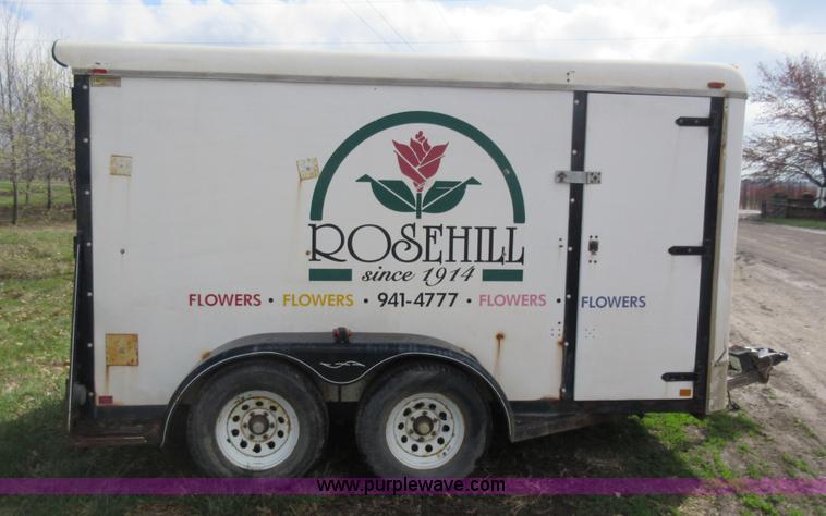 image for item F8456 1999 Blair enclosed trailer