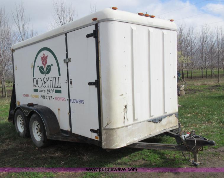 image for item F8456 1999 Blair enclosed trailer