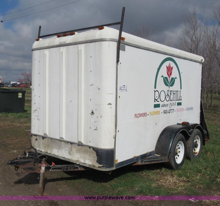 image for item F8457 1999 Blair enclosed trailer