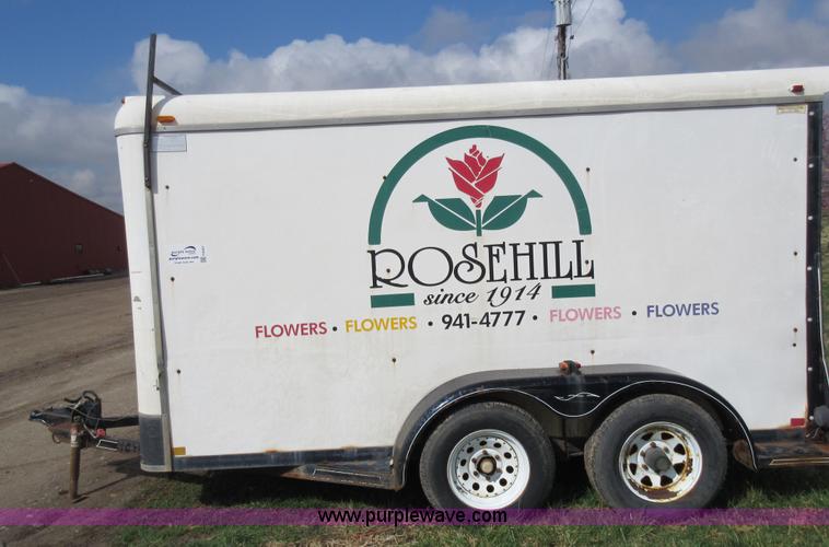 image for item F8457 1999 Blair enclosed trailer