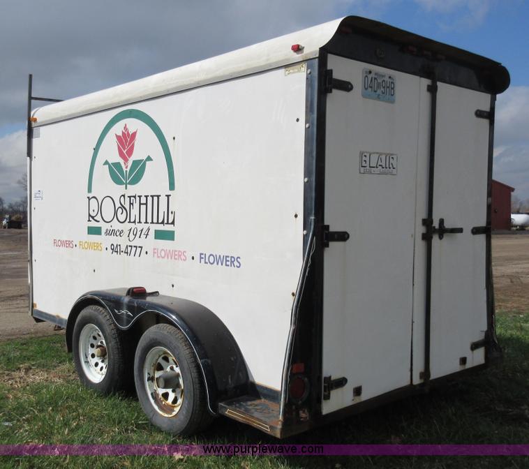 image for item F8457 1999 Blair enclosed trailer