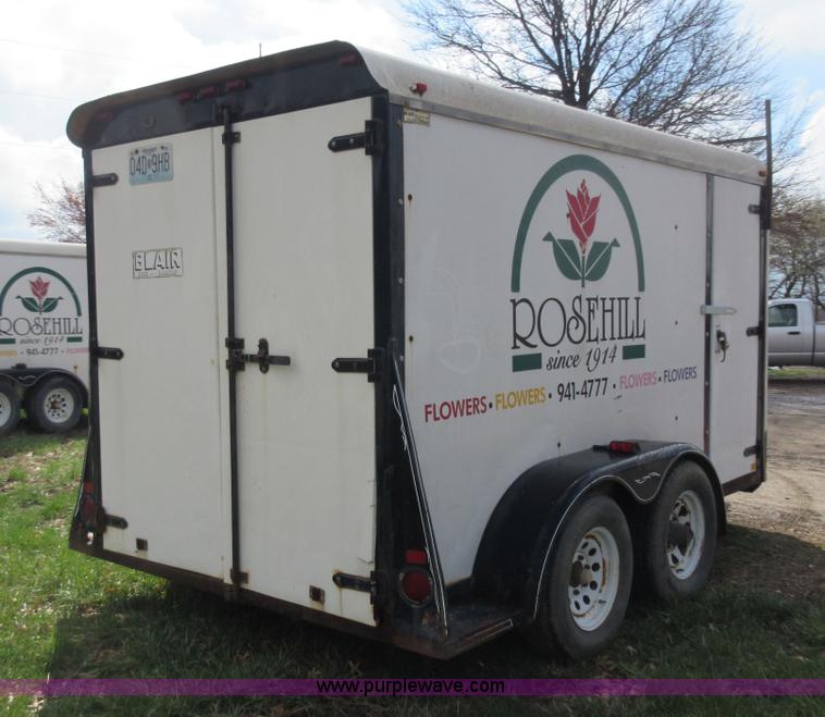 image for item F8457 1999 Blair enclosed trailer