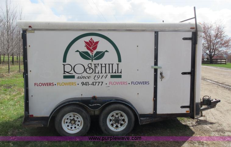 image for item F8457 1999 Blair enclosed trailer