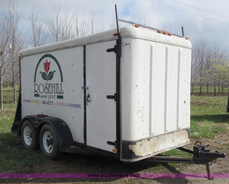 image for item F8457 1999 Blair enclosed trailer