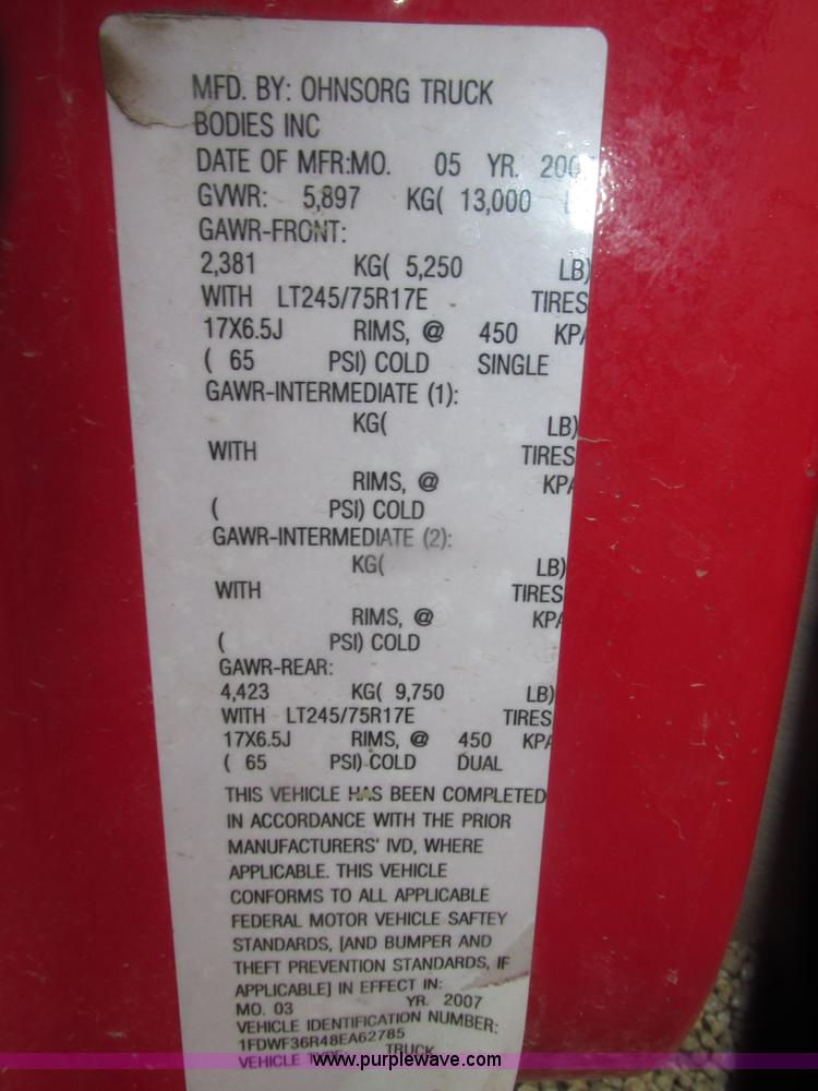 image for item H4683 2008 Ford F350  XL Super Duty flatbed truck