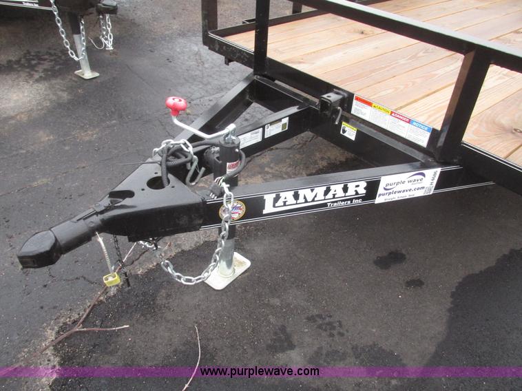 image for item H4686 2014 Lamar tilt deck trailer