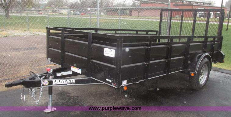 image for item H4687 2014 Lamar utility trailer