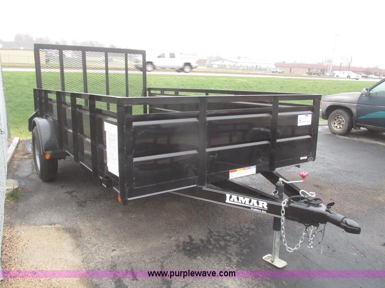 image for item H4687 2014 Lamar utility trailer