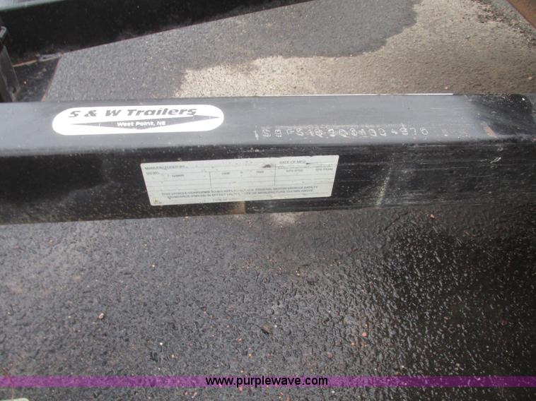 image for item H4688 2008 S&W equipment trailer