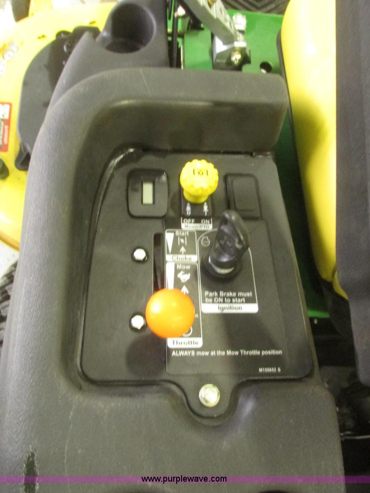 image for item H4689 2009 John Deere Z445 EZ Track riding lawn mower