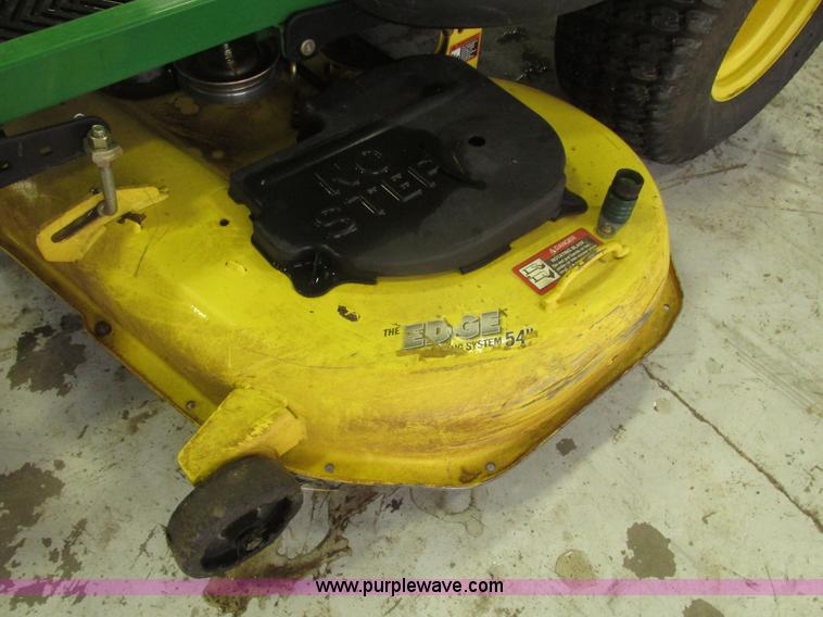 image for item H4689 2009 John Deere Z445 EZ Track riding lawn mower