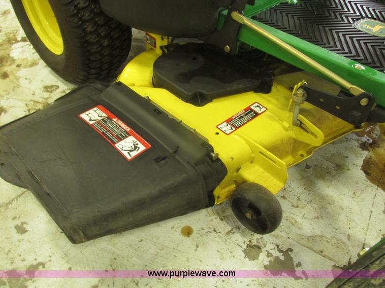 image for item H4689 2009 John Deere Z445 EZ Track riding lawn mower