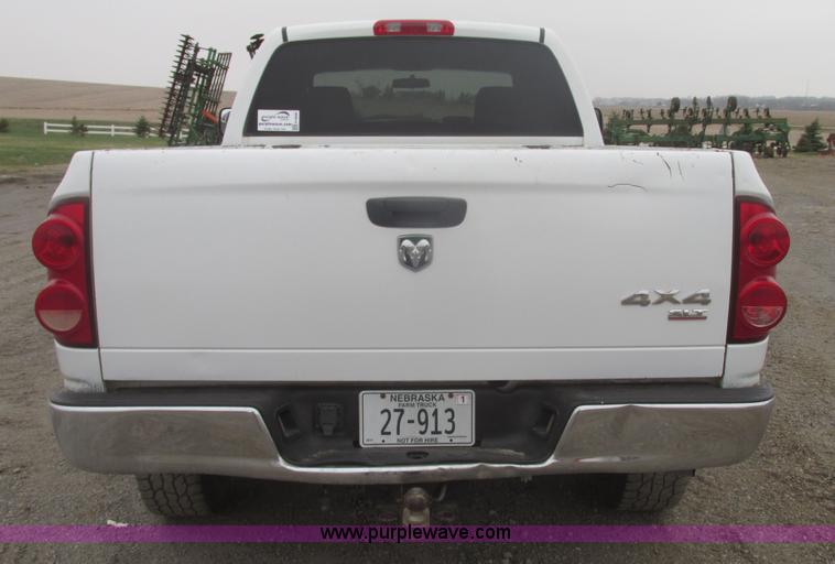 image for item H4698 2007 Dodge Ram 2500 SLT Quad Cab pickup truck