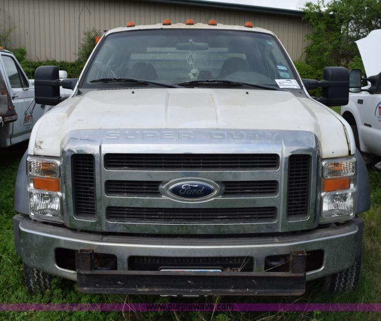 image for item H5247 2008 Ford F550 Crew Cab flatbed truck