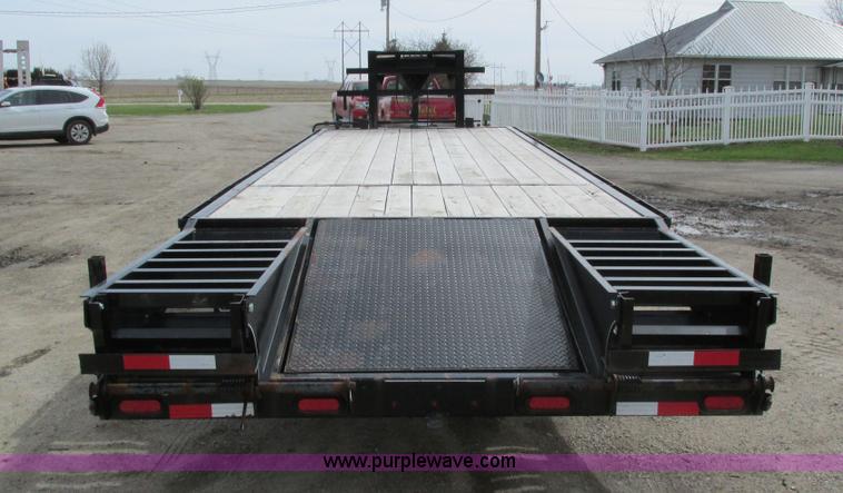 image for item I4010 2012 Delta gooseneck equipment trailer