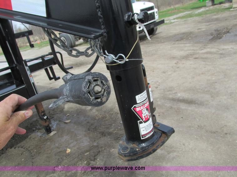 image for item I4010 2012 Delta gooseneck equipment trailer