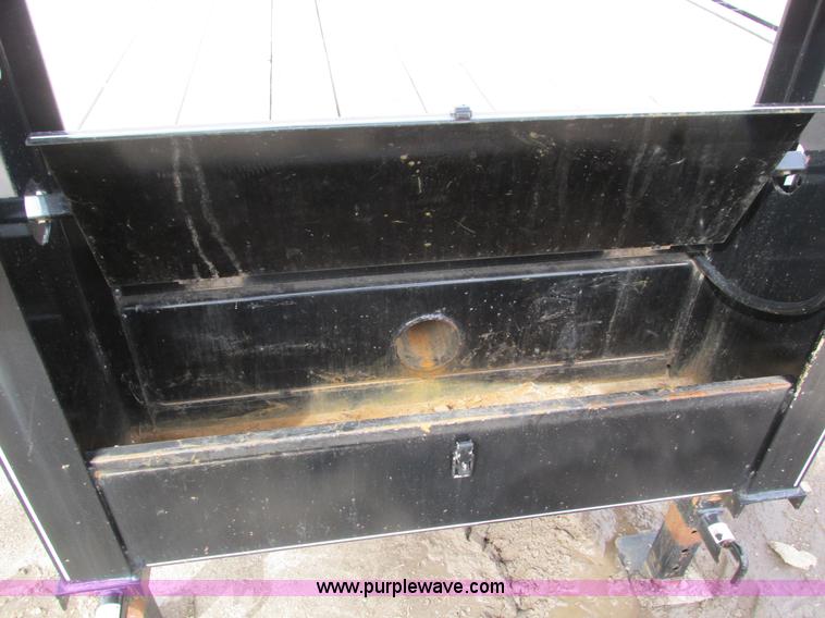 image for item I4010 2012 Delta gooseneck equipment trailer