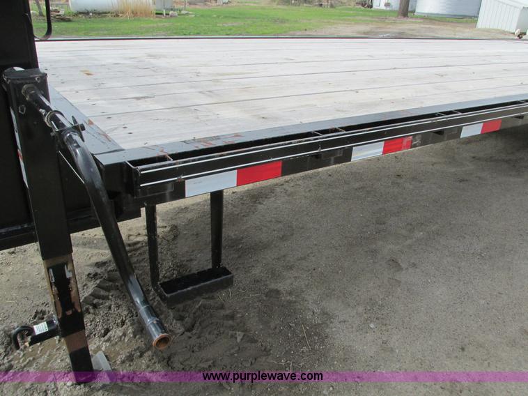 image for item I4010 2012 Delta gooseneck equipment trailer