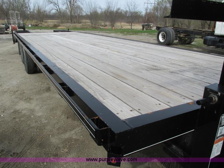 image for item I4010 2012 Delta gooseneck equipment trailer