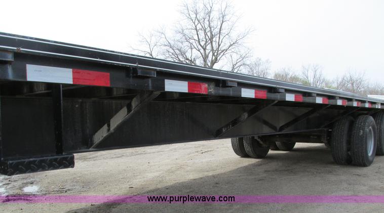 image for item I4010 2012 Delta gooseneck equipment trailer