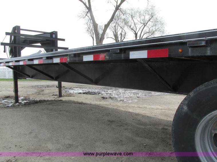 image for item I4010 2012 Delta gooseneck equipment trailer