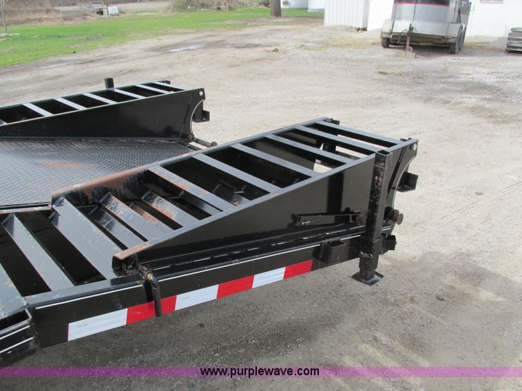 image for item I4010 2012 Delta gooseneck equipment trailer