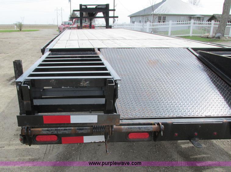 image for item I4010 2012 Delta gooseneck equipment trailer