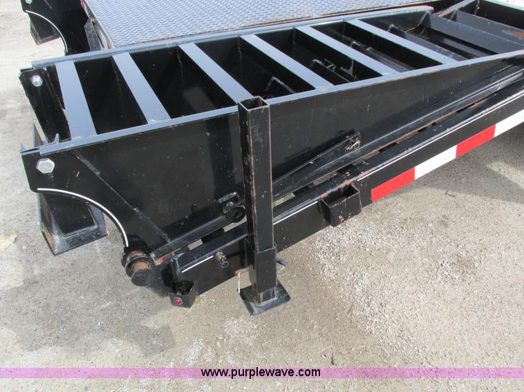 image for item I4010 2012 Delta gooseneck equipment trailer