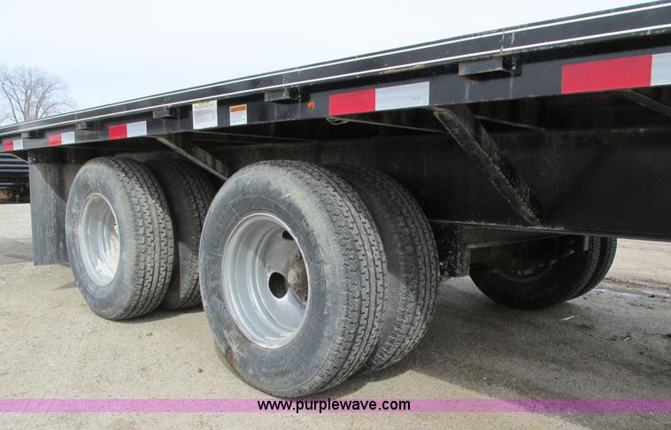 image for item I4010 2012 Delta gooseneck equipment trailer