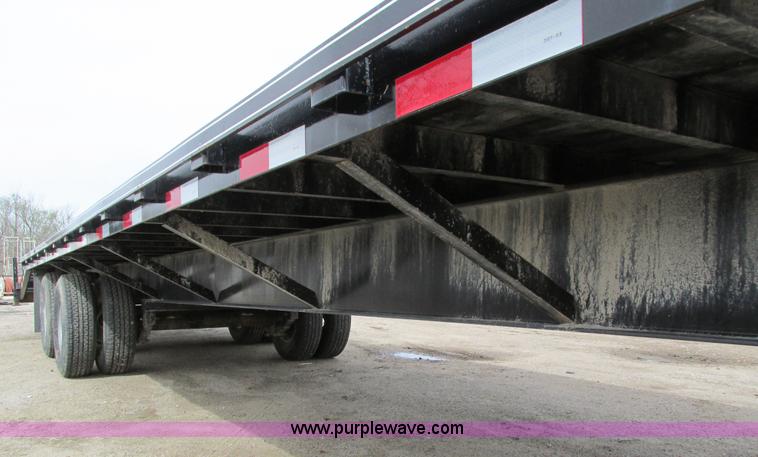 image for item I4010 2012 Delta gooseneck equipment trailer